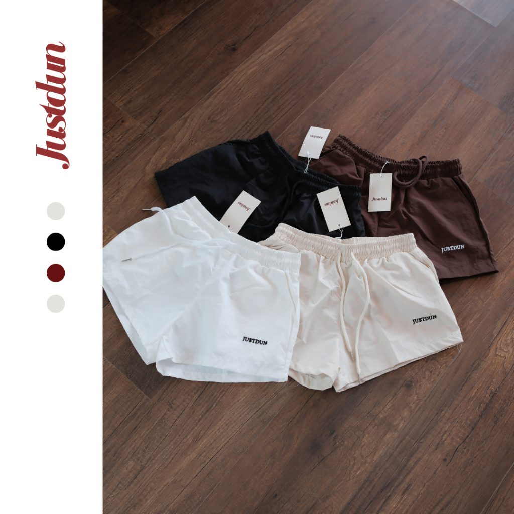 JUSTDUN H65 မိန်းကလေး ဘောင်းဘီတို ပိတ်ချုပ်လက်ရာ (EMBROIDERED)