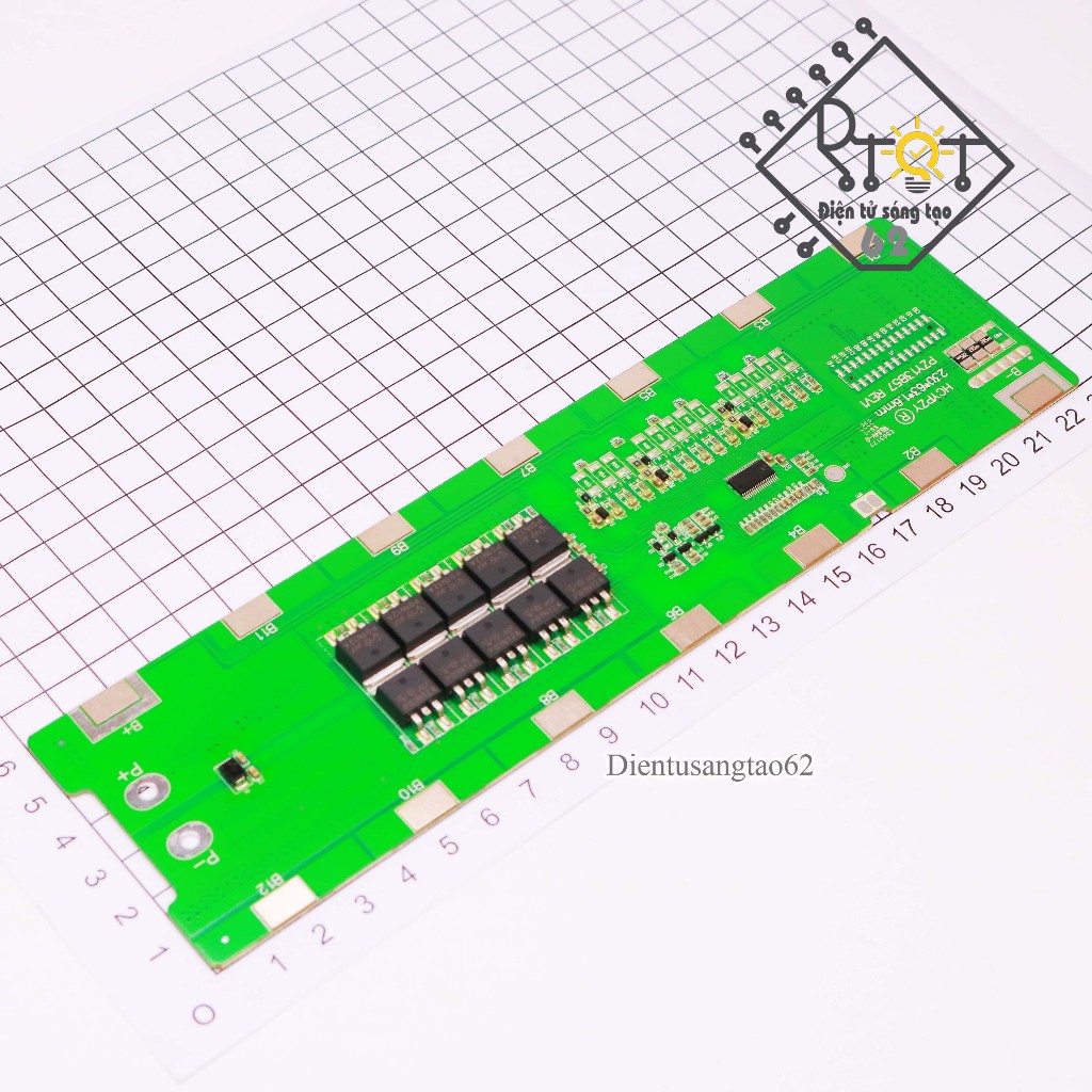( CIRCUIT เท่านั้น) วงจรรถยนต์ไฟฟ้า 13S 6P 60mm x 23mm คายสูง [DTST62 ]