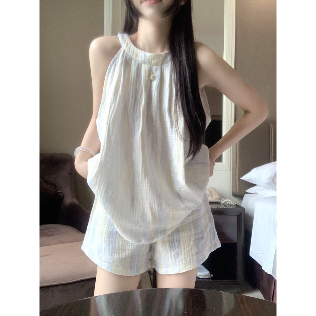 Douyin DD22 Douyin DD22 Douyin DD22 Douyin DD22 ชุดนอนคอใต้วงแขน