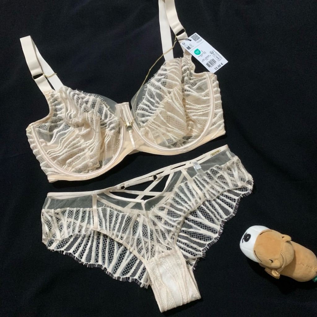 ชุดชั้นในไซส์ใหญ่ 34ddd 34G 34H 34E 34F (V1 93-97cm) auth. สายสะพายใหญ่พลัง. แถมชาร์มเสื้อฟรี