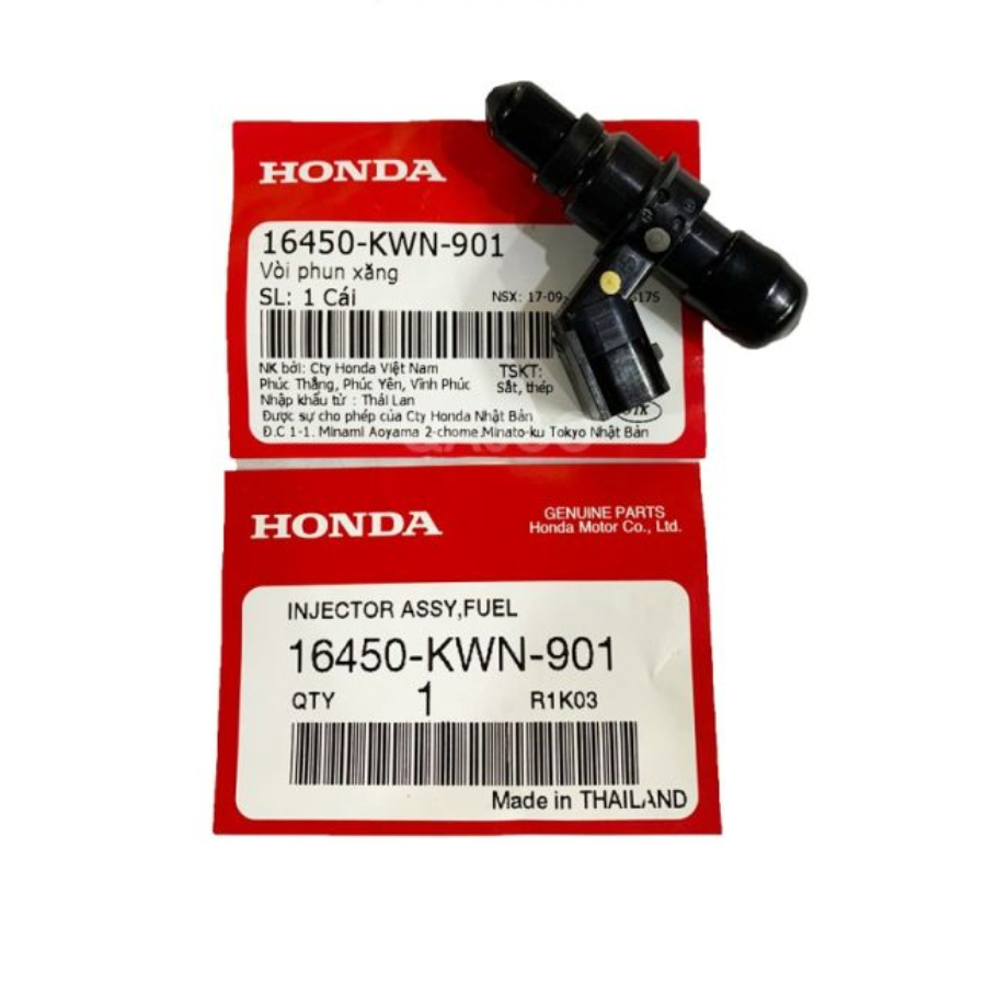 หัวฉีดน้ํามันเชื้อเพลิงอิเล็กทรอนิกส์ฮอนด้าแท้ – รหัส 16450-KWN-901 – สําหรับ Early PCX 125 (2010–20