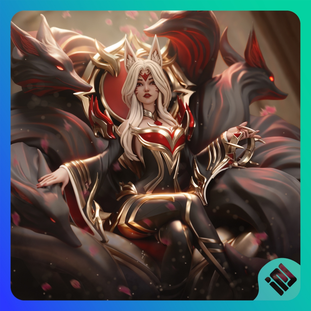 โมเดล League of Legends Ahri - League of Legends League of Legends