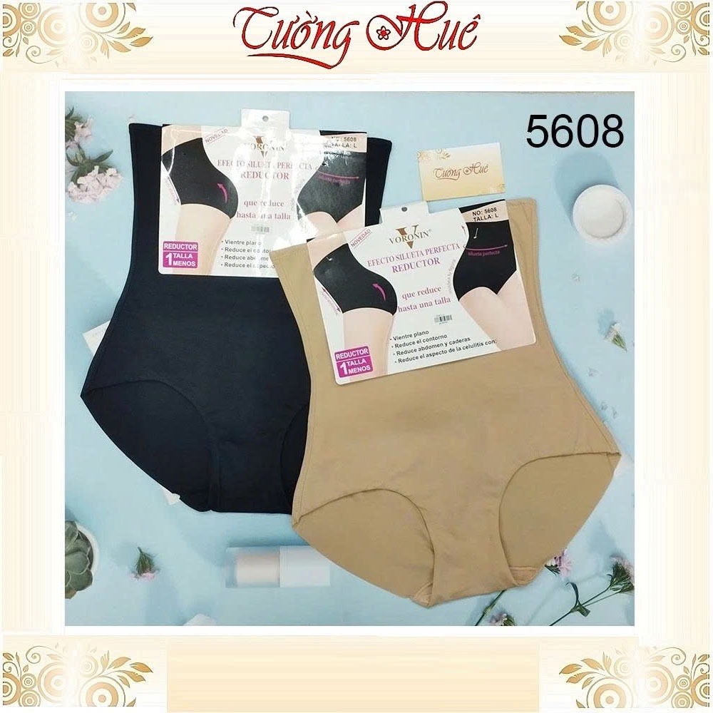 VORONIN 5608 High-Rise กางเกงชั้นในแท้ของผู้หญิง Shaping Belly Slimming Fat Loss Butt Lift Anti-Roll