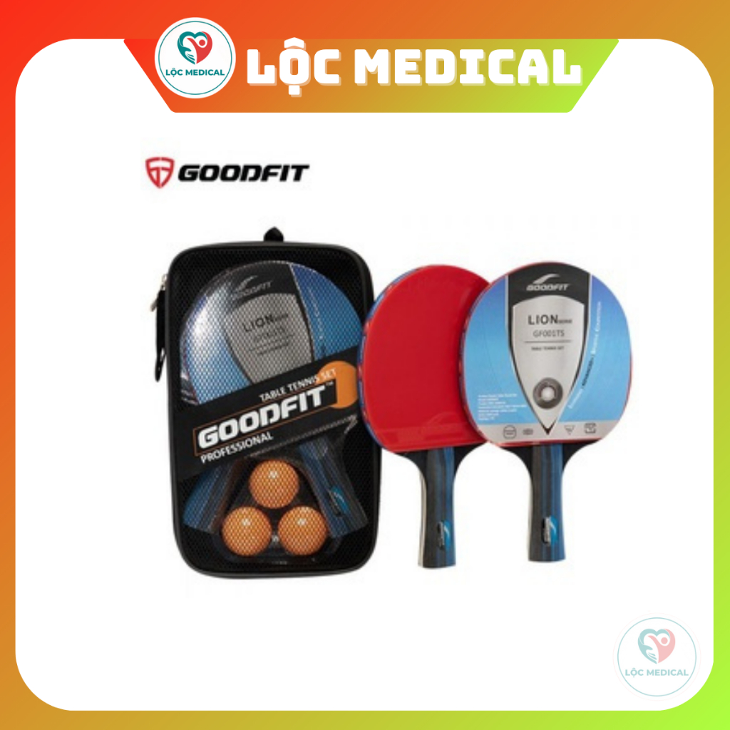 ชุดไม้ปิงปอง GoodFit GF001TS 2 ชิ้น รวม 3 ลูก