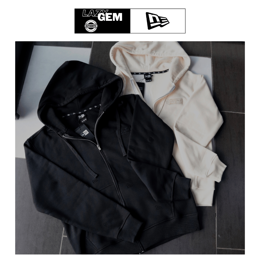 [NEW ERA GENUINE] เสื้อฮู้ด NEW ERA ZIP IN FULL VELVET - CODE 14385204