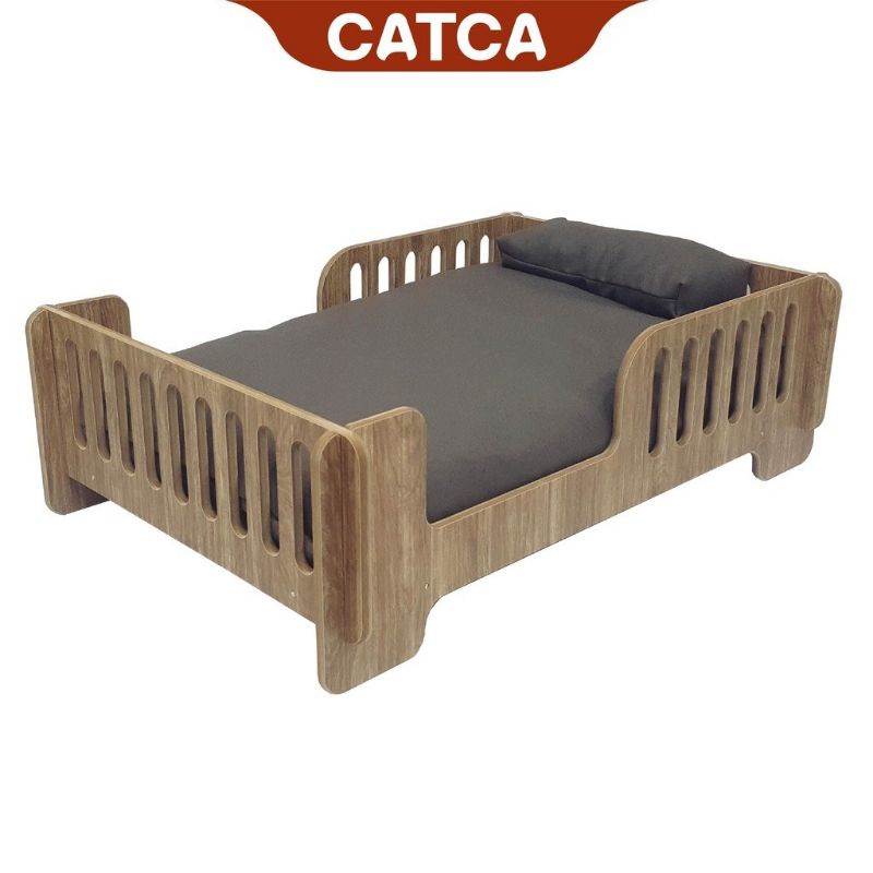 WOODEN BED - CAGE สําหรับสุนัขและแมว