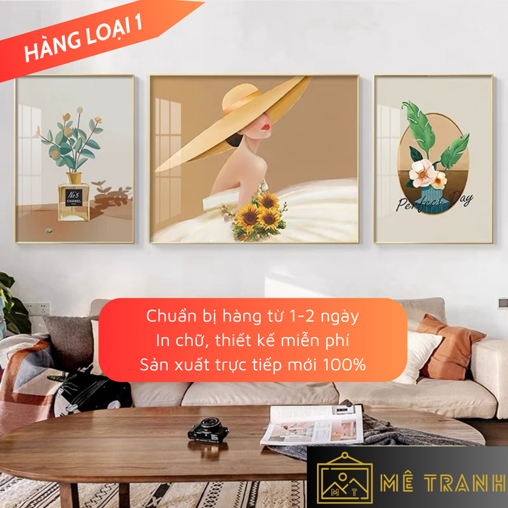 Mirror Wall Painting ตกแต่งห้องนั่งเล่น, Spa, Salon - Artistic Girl GA8-Me Painting