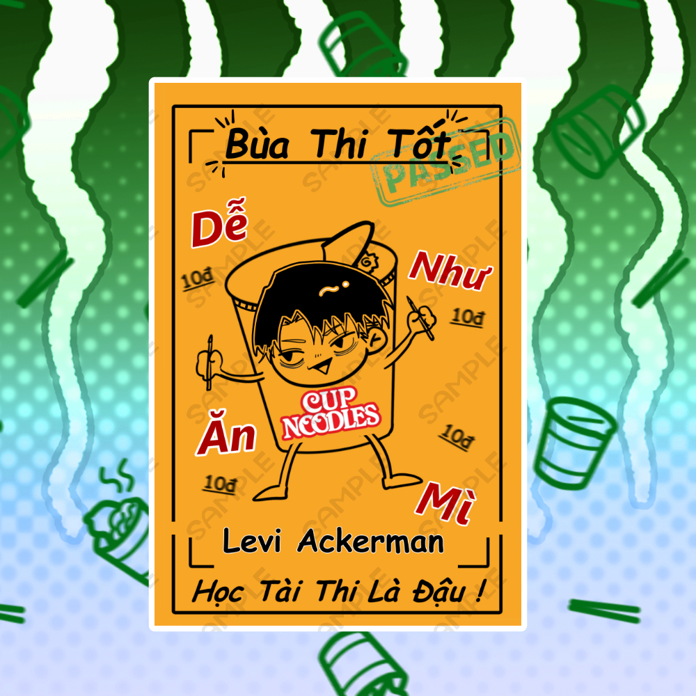 การ์ด Levi Ackerman, การ์ดนําโชค Levi Ackerman