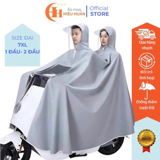 Áo mưa 1 người choàng đại cánh rơi đi xe máy, hàng Việt Nam chất lượng cao siêu to rộng
