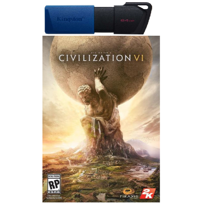 เกม Civilization 6 USB ประกอบด้วยการขยายตัว 25 ตัว (23Gb)