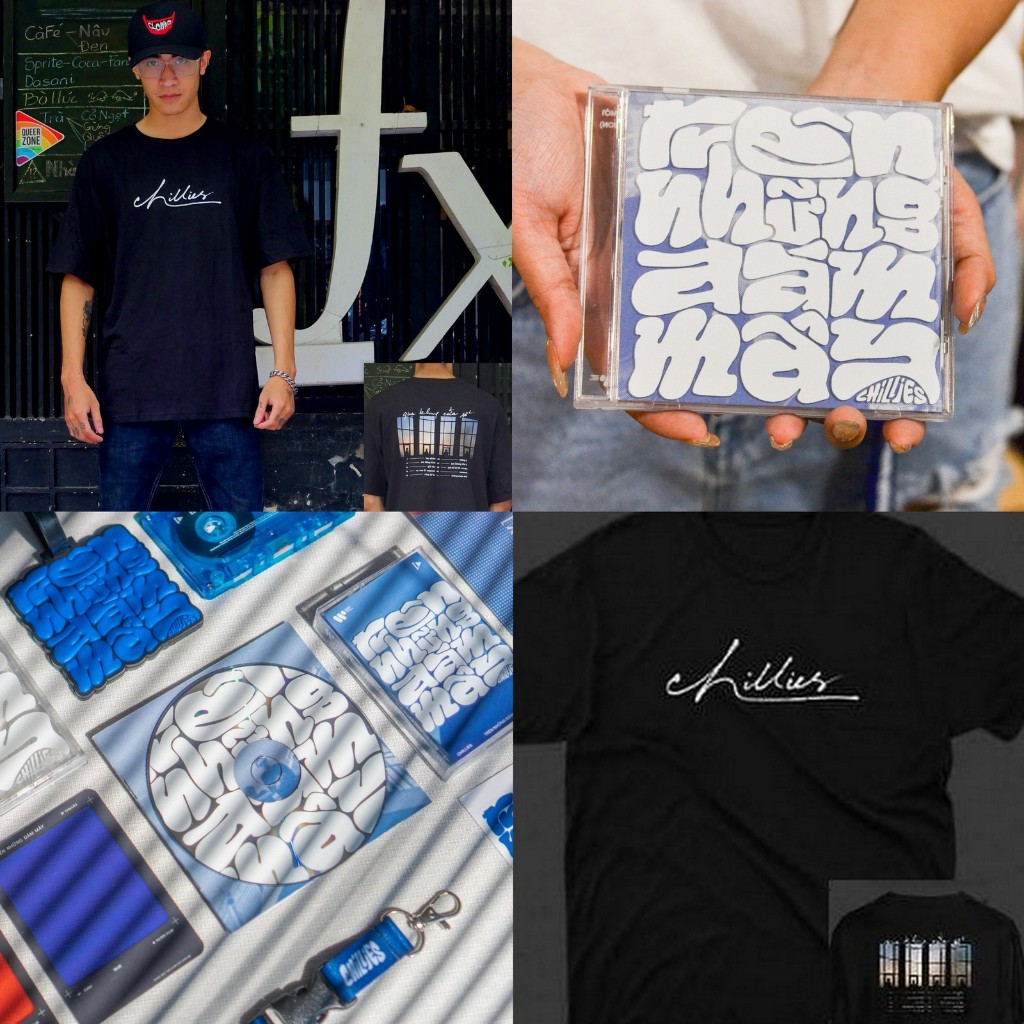 เสื้อยืด Through the Window Frame - EP On the Clouds - Chillies band - Rock Dust 888