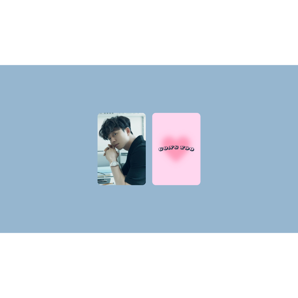 Gong Yoo actor ชุดการ์ดมุมโค้งมน ( Goblin-Goblin)