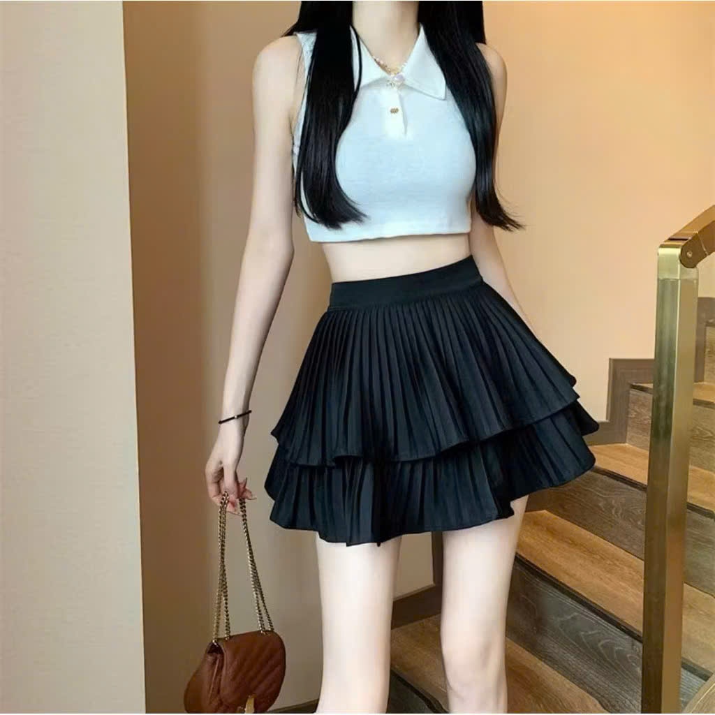 2-LAYER SKIRT [455]*