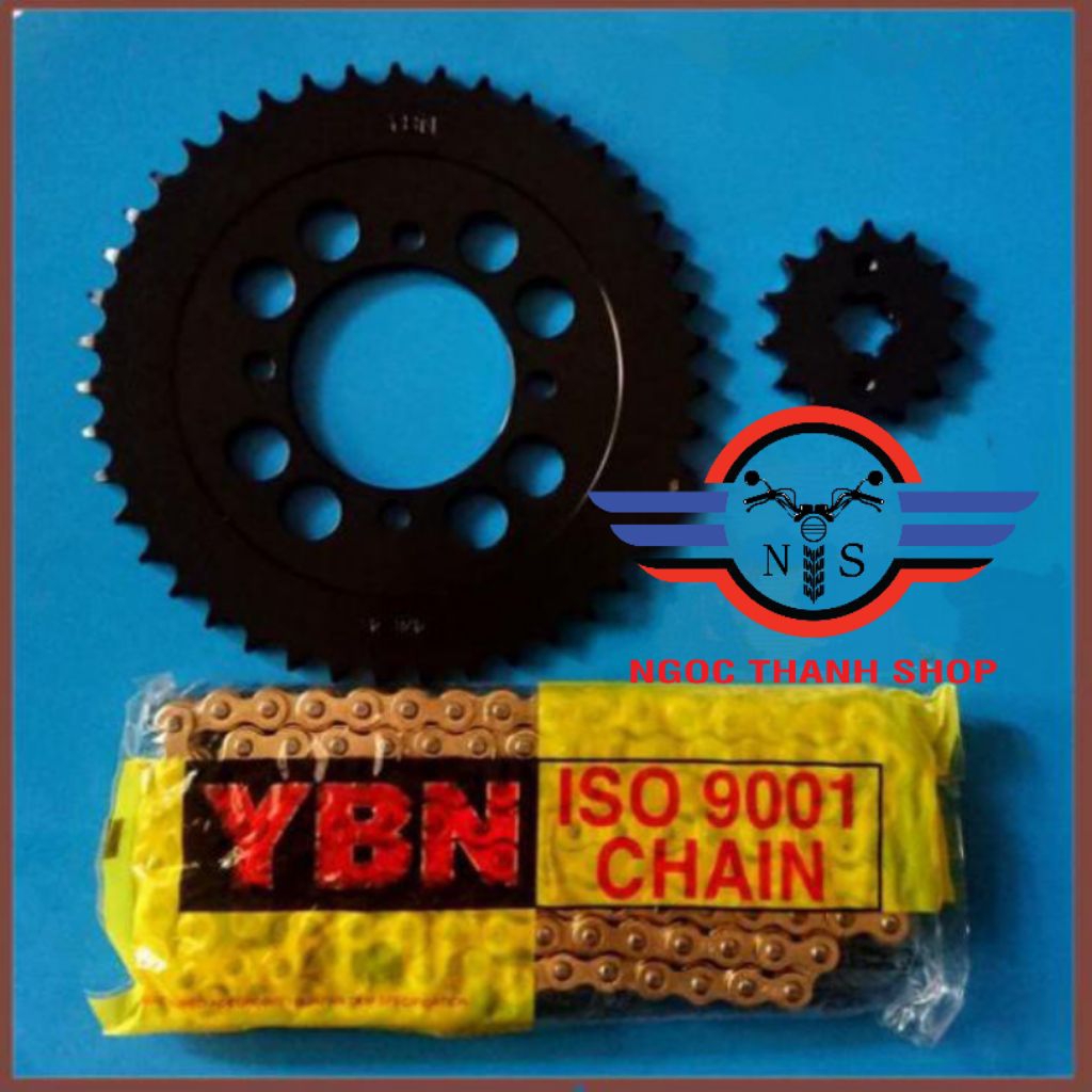Yamaha YB125 YB 125 YBR125 NTS ชุดสเตอร์และสเตอร์ - ngochanh_shop