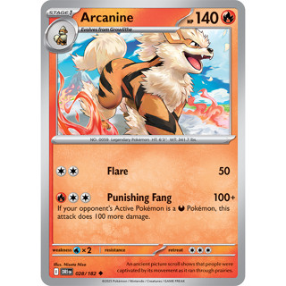 [KW2 Pokemon] [EN] การ์ด 028/182 Arcanine - DRIVEN