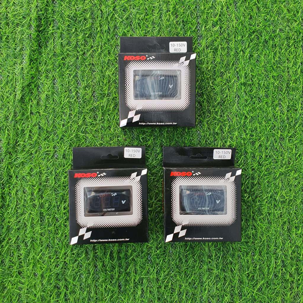 Koso Volt Alarm – Chocolate Volt Alarm ตัวบ่งชี้แรงดันไฟฟ้า 5–150V กันน้ํา สีสุ่ม สินค้ามาตรฐาน