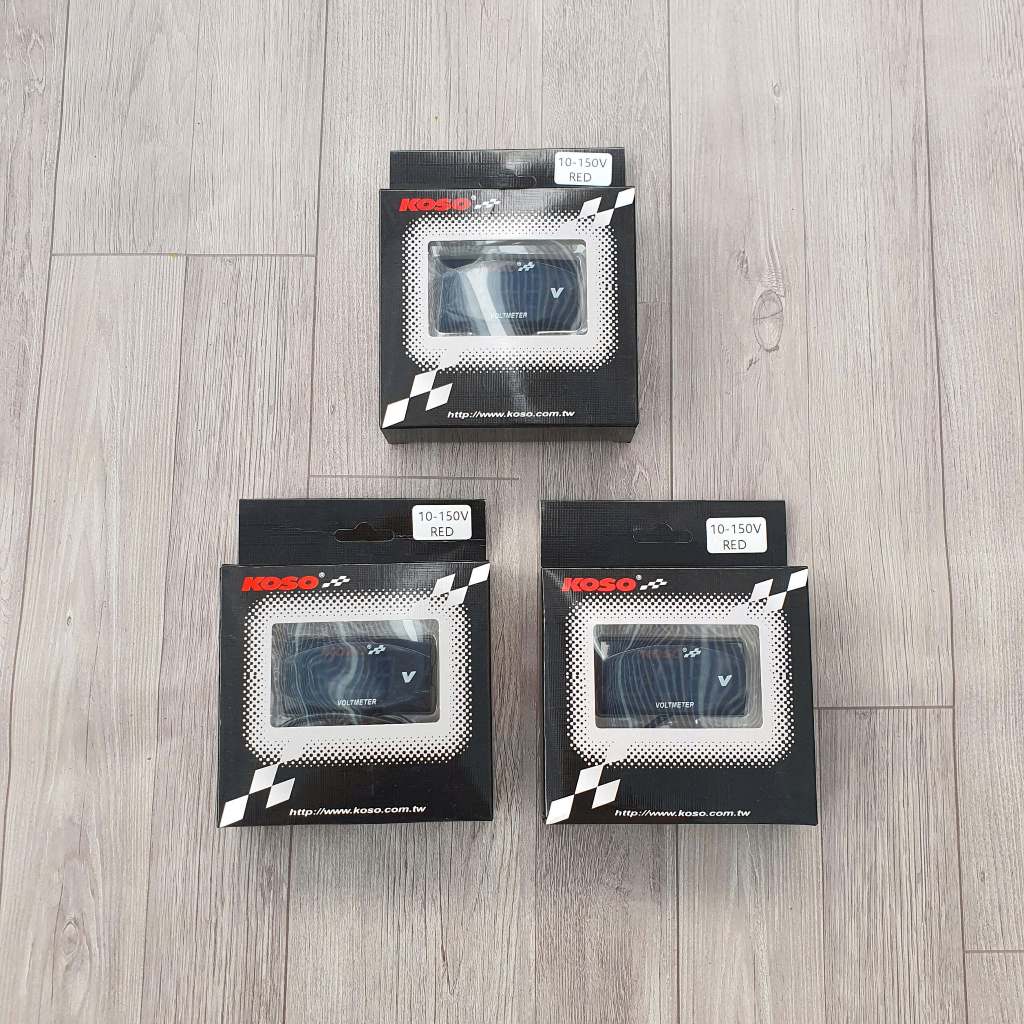Koso Volt Alarm – Chocolate Volt Alarm ตัวบ่งชี้แรงดันไฟฟ้า 5–150V กันน้ํา สีสุ่ม สินค้ามาตรฐาน