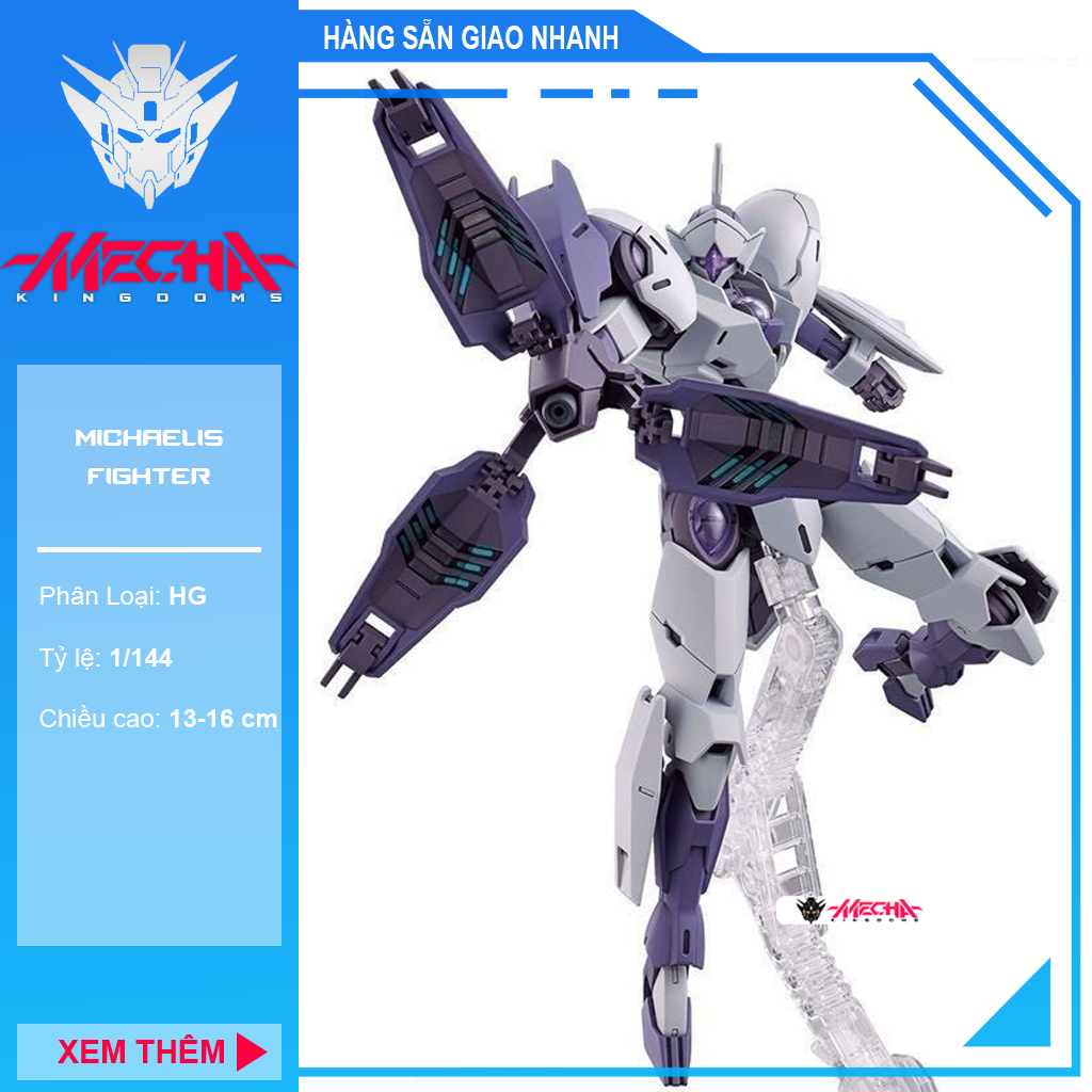 [AVAILABLE] GD HG 1/144 Michaelis Fighter Assembly Model