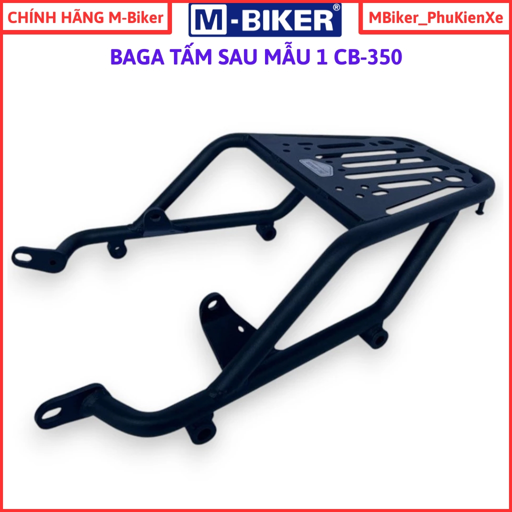 กระเป๋าหลัง CB350 พอร์ตหลัง CB350 Baga CB350 Mbiker แท้ รับน้ําหนักได้มากกว่า 50kg สีดําด้าน