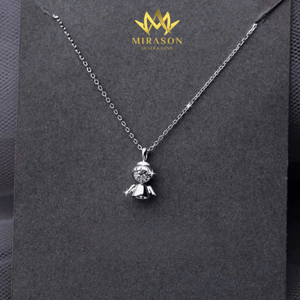 MIRASON สร้อยคอเงินผู้หญิง Teru Teru Bozu Sun Doll MDC8948
