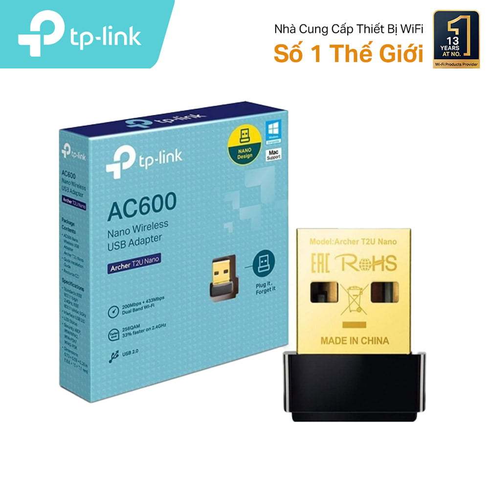 TP-Link Archer T2UB - USB WiFi Nano Bluetooth 4.2 AC600