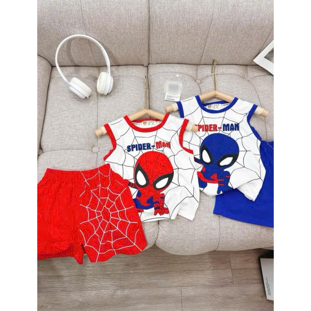 COMBO 2 SUPERMAN SPIDER TRIPLE HOLE SET สําหรับ BOYS 6-18KG