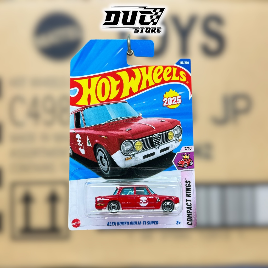 Ducstore รถโมเดล HYW40 Hot Wheels Alfa Romeo Giulia TI Super - เคส K พื้นฐาน 2025
