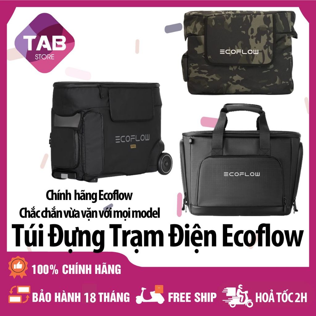 กระเป๋าสถานีไฟฟ้า Ecoflow ของแท้เหมาะสําหรับ All River 3, River 3 Plus, Delta 2, Delta 3...