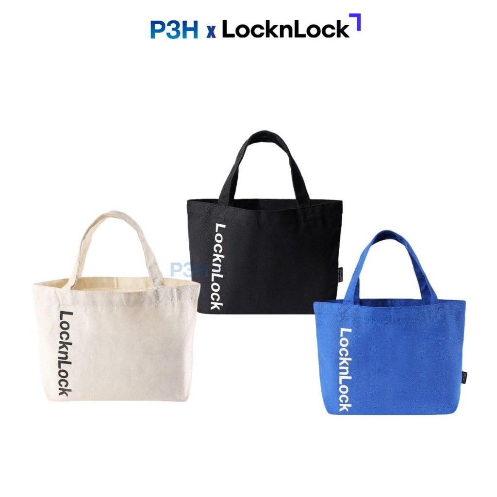LocknLock Daily Multi-Purpose Bag กระเป๋าผ้าใบสําหรับกล่องอาหารกลางวันขวดน้ํา HWB825 P3H