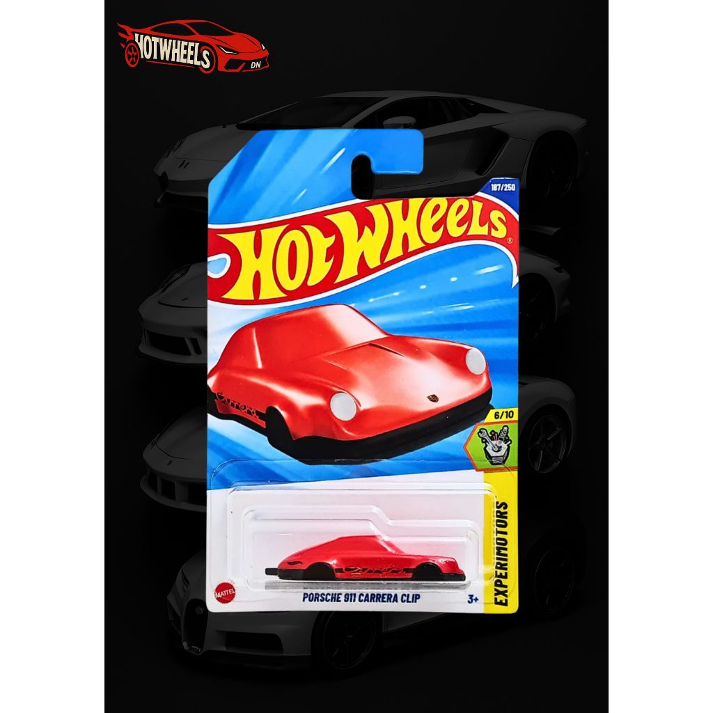Hotwheels.DN - Hot Wheels Porsche 911 Carrera Clip (พวงกุญแจ)