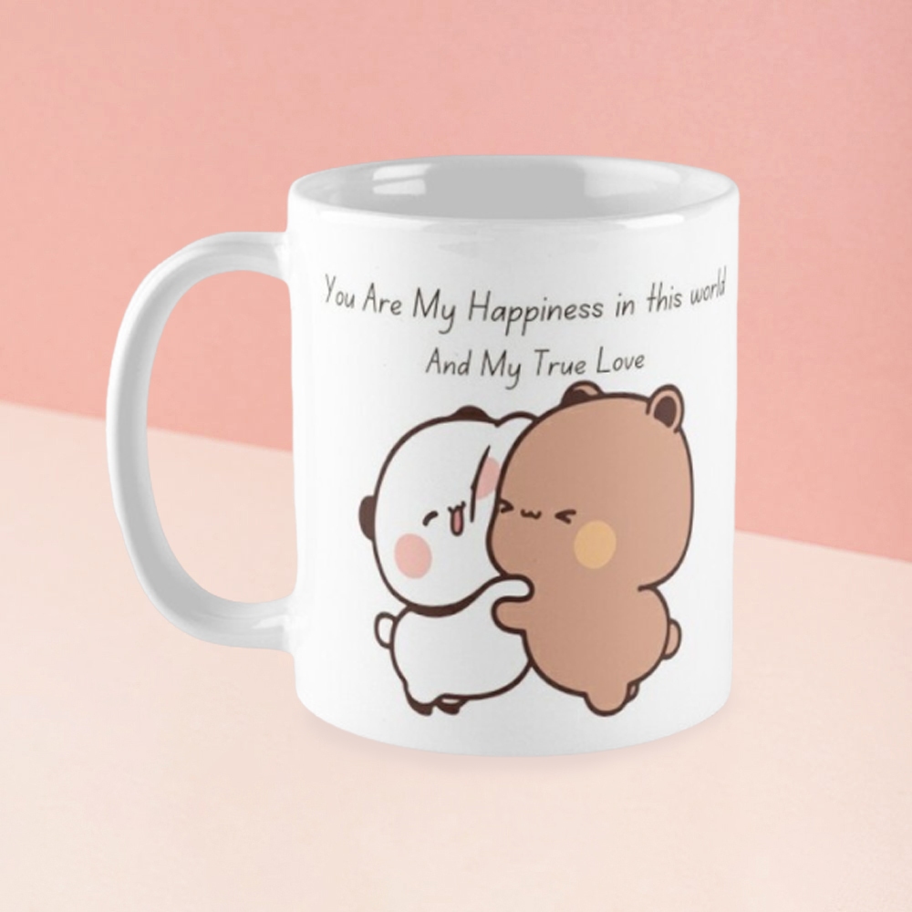 แก้วเซรามิคพิมพ์ลายคู่รัก Bubu Dudu Lovely