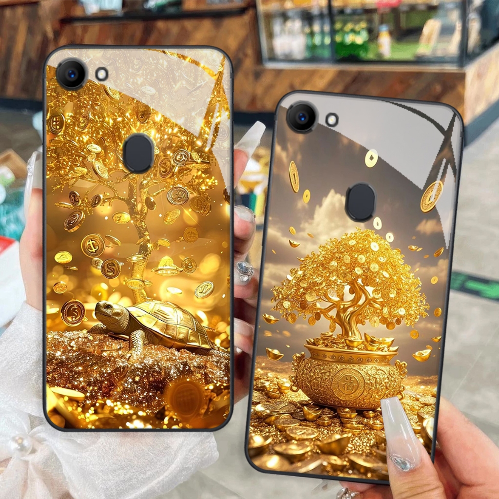 Oppo F5 / F5 Youth / F7 / F7 Youth Case กระจกนิรภัยกระจกหรูหรา