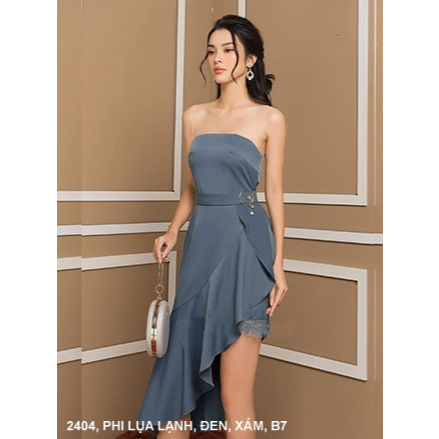 MyDu Shop MS 2404 SCRATCHED BREAST CUP PARTY DRESS