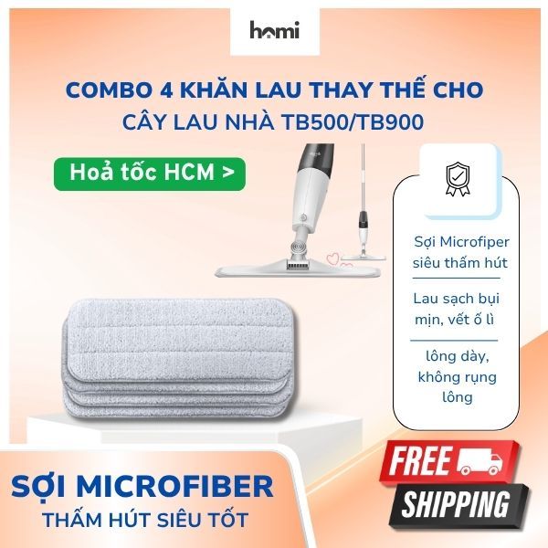 ผ้าทําความสะอาดทดแทนสําหรับ Xiaomi Deerma TB500 TB900 mop_ อุปกรณ์เสริม HOMI