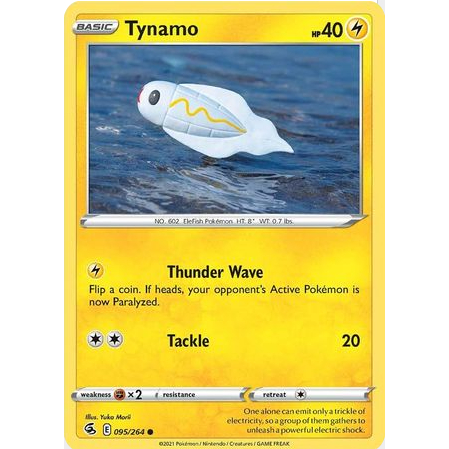 [การ์ดโปเกมอน TCG] Tynamo - 095/264 - ทั่วไป