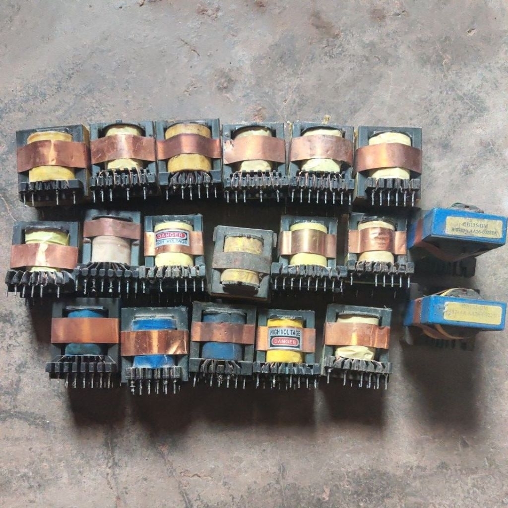 หม้อแปลงพัลส์แกะจาก crt TV