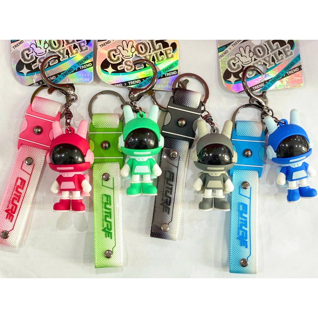 พวงกุญแจพลาสติก FUTURE SUPERMAN - พวงกุญแจสุดเท่ EXTREME - พวงกุญแจกระเป๋าเป้สะพายหลัง