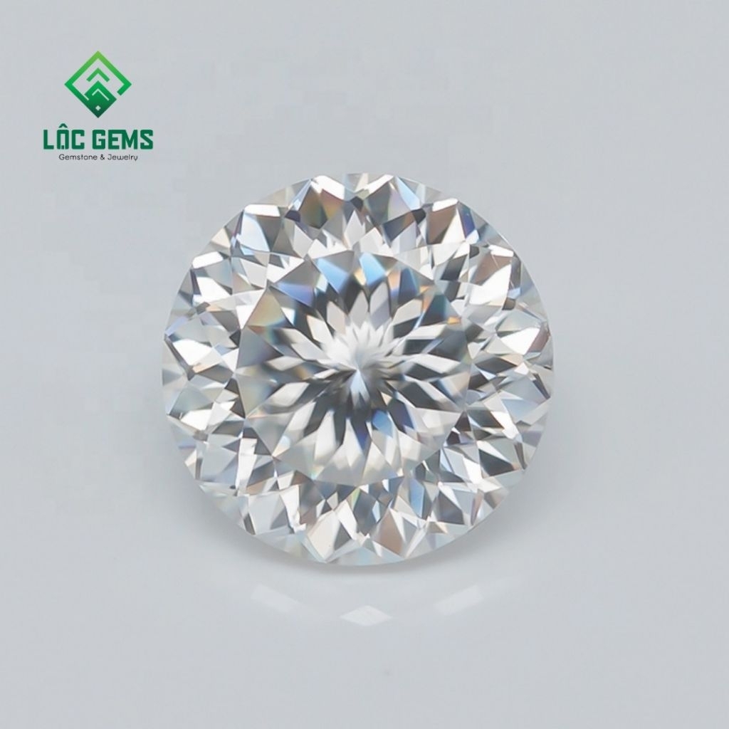 (ขนาด 4.0 - 7.2mm) KC Moissanite 130 ตัดเป็นรูปดอกเบญจมาศน้ํา D/FL - ใบรับรองการตรวจสอบ GRA - สินค้า