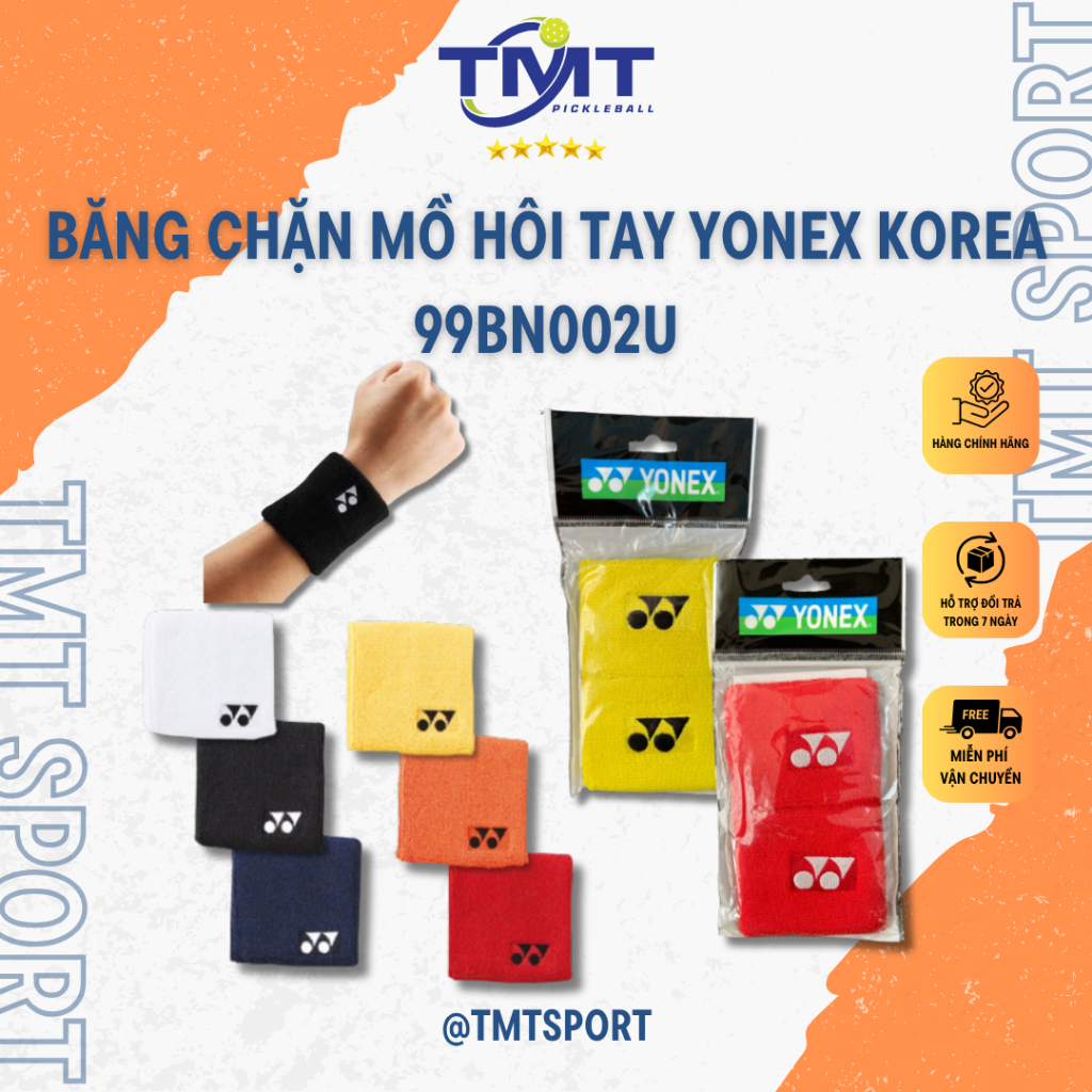 Yonex Korea 99BN002U 2in1 Hand Sweat Blocker ComBo Set, Blocker เพื่อป้องกันเหงื่อมือเมื่อเล่นกีฬา