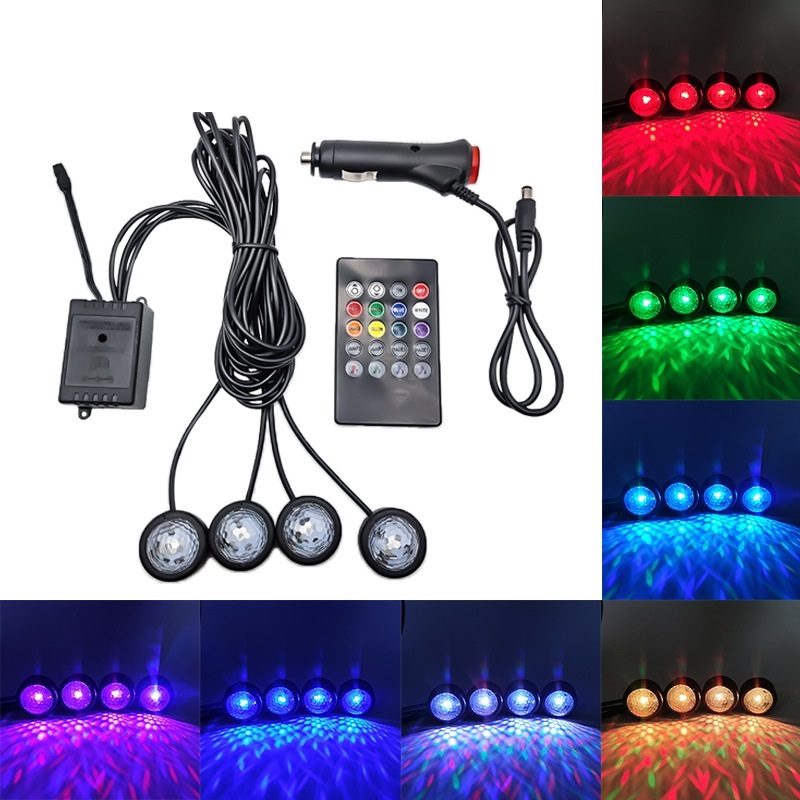 ไฟ นํา เปลี่ยนสีได้ RGB พร้อมการควบคุมแบบไร้สาย