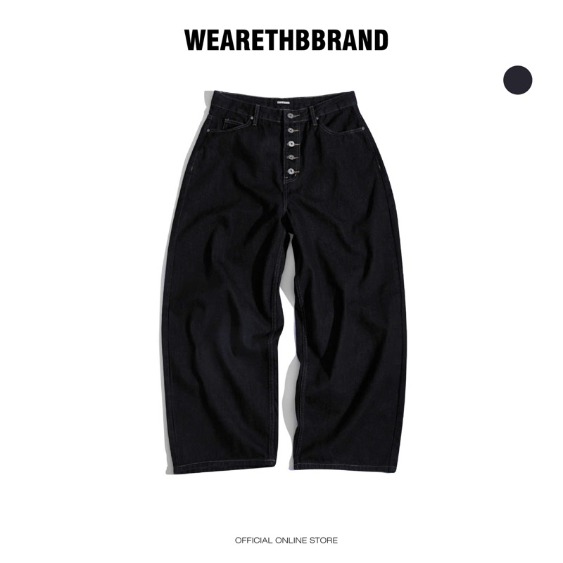 Long Jeans THBB RAW - INDIGO DENIM - ฟอร์ม Baggy Fit // THBBRAND