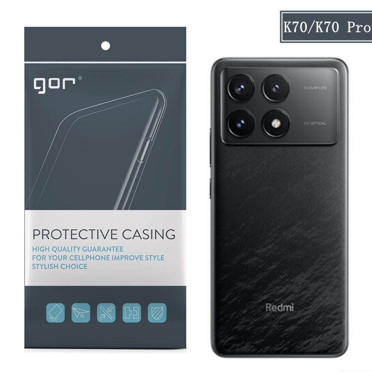 Gor Xiaomi Redmi K80 Pro K80 K70 Ultra K70E K70 Pro K60 Ultra K60E K50 Ultra K40 Case – TPU ยืดหยุ่น