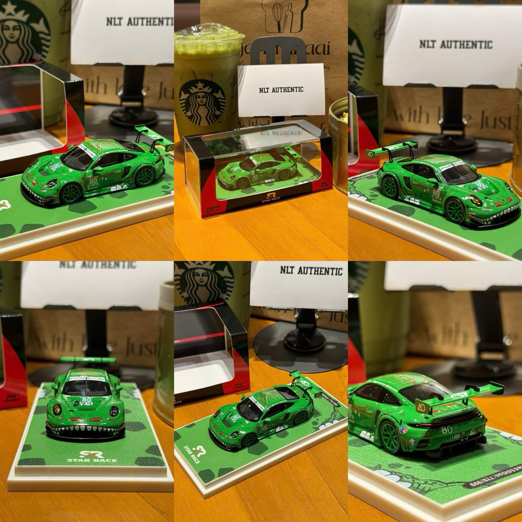 STAR RACE PORSCHE 911 GT3 TYRANNOSAURUS COATING Rexy No 80