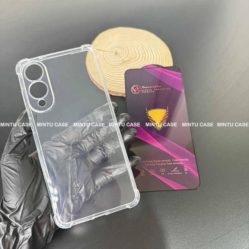 เคส Samsung Galaxy S25Edge / S25 Edge และกระจกนิรภัย - TSCS แบบโปร่งใสกันกระแทก