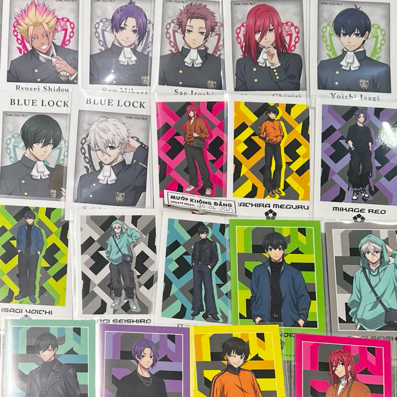 [BLLK AVAILABLE - P38] การ์ดโบรไมด์ขนาดเล็ก BLUE LOCK diginity muopkhongdang ver ZOZOTOWN ver ACADEM