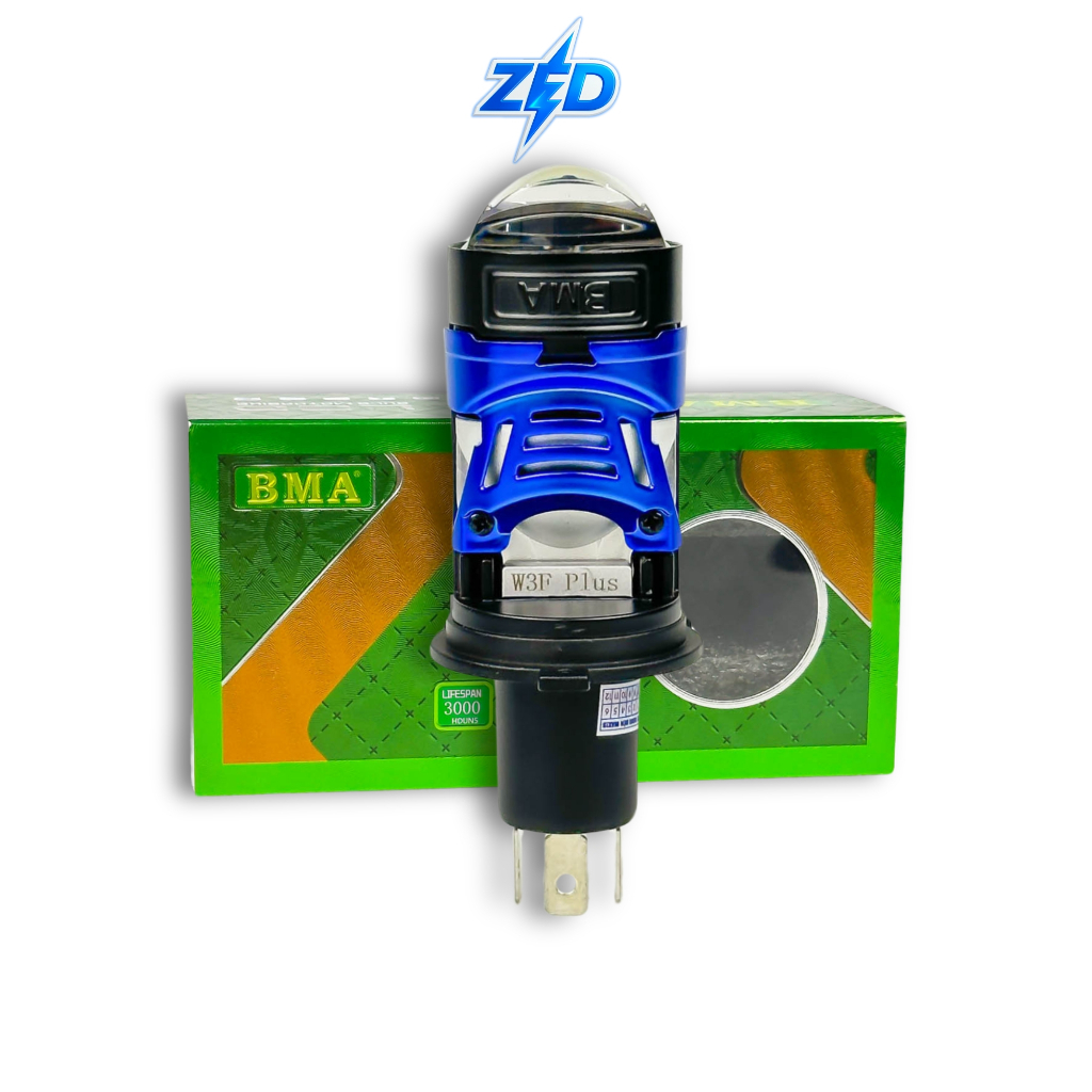 ไฟหน้าบอล W3F PLUS, W3F BMA - NEW 10/2025 - การติดตั้งรถยนต์และรถจักรยานยนต์ - 55W ความสว่างแน่นมาก,