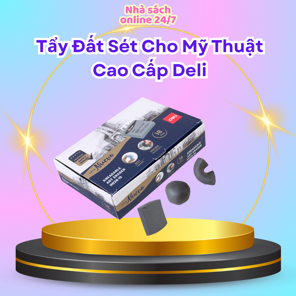 (Combo 2/5) Deli Clay Eraser EH02610 – ยางลบนวดคุณภาพสูงสําหรับ Fine Arts, Graphite, Pollen