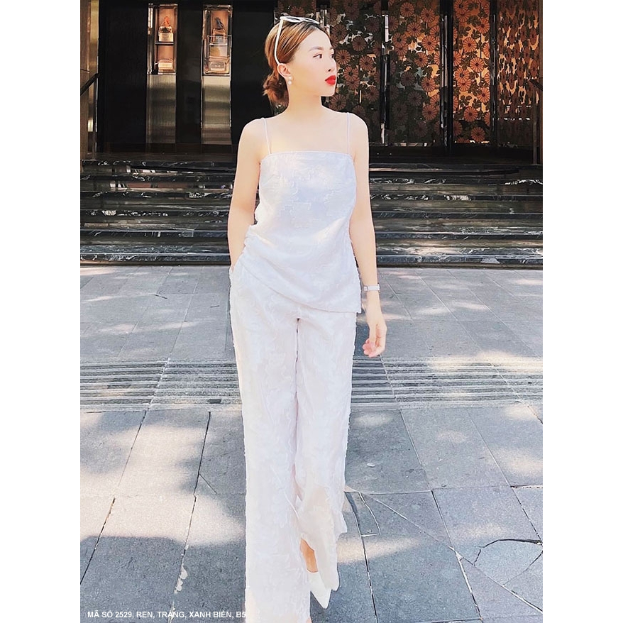 MyDu Shop @ : STYLISH AND PRETTY 2-STRING LACE SET LONG PANTS MS 2529