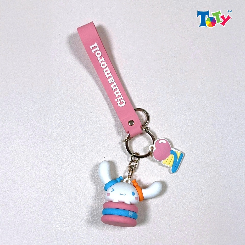 ตะขอตกแต่งกระเป๋าตาบอดตัวละคร Cinnamoroll - Motch ของแท้ - RM23