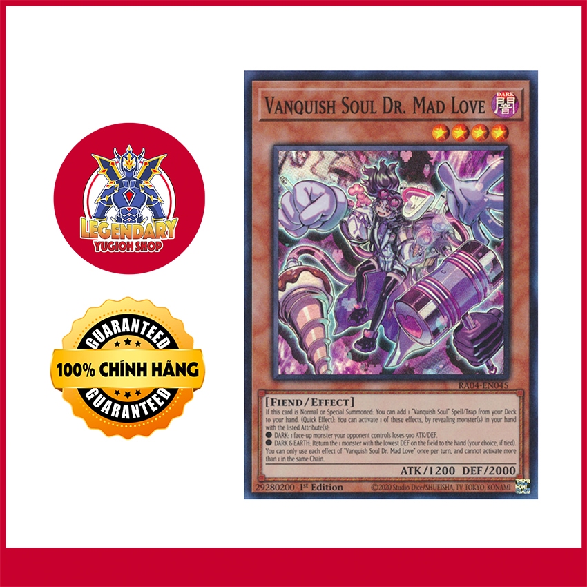 [การ์ด Yugioh ดั้งเดิม] Vanquish Soul Dr. มาดเลิฟ